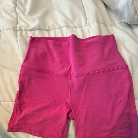 sonic pink lululemon shorts